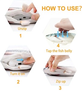 ของเล่นปลาเต้นได้ Petdom แบบ USB พร้อมแคทนิป สำหรับแมว ของเล่นปลากระดิกเคลื่อนไหวเหมือนจริง ของเล่นแบบอินเทอร์แอคทีฟ - Product Image 4
