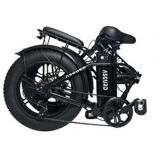 Vélo pliant pour adultes, pneus larges, cadre en aluminium, batterie au lithium 48V, freins à disque avant/arrière, modèle pour hommes et femmes, Eighty-eight, 20 pouces - Product Image 3