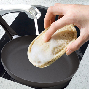 Spugna di luffa di pino fantasia organica naturale al 100% per pelli esfolianti senza Yuck - Product Image 2