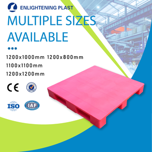 Palette en plastique à 6 roulettes, à plateau ouvert, simple face, entrée 4 directions Euro, 48x40 pouces, pour stockage et logistique - Product Image 4