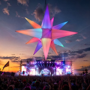 Multi Color <b>LED</b> Inflatable <b>Star</b> Hanging Colorful <b>Lighting</b> <b>Star</b> Balloon for Decoration - Product Image 5