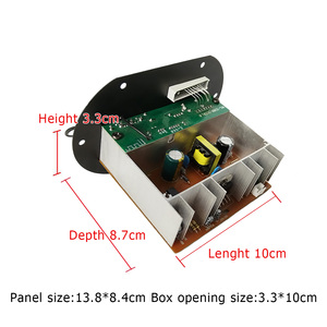 Mạch khuếch đại âm thanh ô tô gia đình T9-Dis bán buôn, tích hợp bộ thu Bluetooth, 220V, <span class=keywords><strong>USB</strong></span>, TF, ăng-ten và phụ kiện - Product Image 4