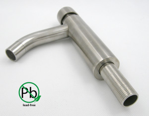 Vòi nước tiết kiệm nước bằng thép không gỉ 304, lắp đặt trên mặt bàn, tự đóng, hẹn giờ, vòi y tế - Product Image 5