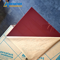 Feuille acrylique rigide écologique résistante aux UV de 12 mm d'épaisseur (1,22x2,44 mètres) Surface blanche brillante pour découpe
