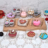 Boîte cadeau pliable en PVC transparent avec design écologique, étui de rangement et de présentation réutilisable pour autocollants et travaux manuels