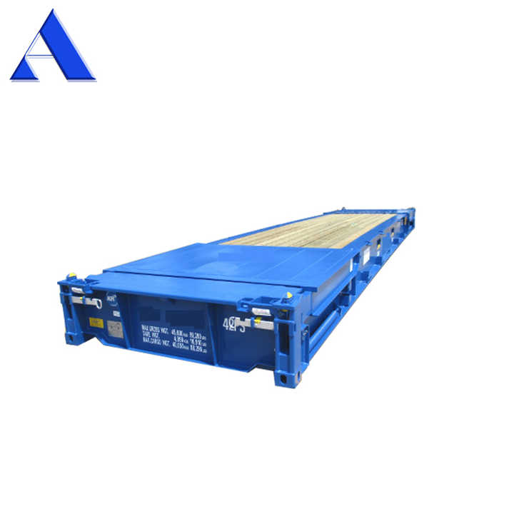 Heavy Duty Collapsible 40ft 40 40' 40 Feet Flat Rack Flatrack Shipping ...