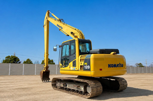 Excavatrice Komatsu PC130 à long bras en stock, adaptée au dragage et au défrichement de pentes, mini-excavatrice de 13 tonnes - Product Image 5