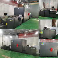 Impresora de Etiquetas Rotativa de Inyección de Tinta Automática de Alta Velocidad JD440DC, Cabezal I3200, 600dpi, 440mm, 90m/min, Tinta Eco-Solvente