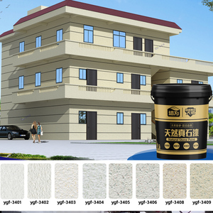 Waterproof Washable Stone <b>Paint</b> Floor <b>Coating</b>, Wear-resistant, Used for Exterior Acrylic Resin Liquid Stone <b>Paint</b> - Product Image 2