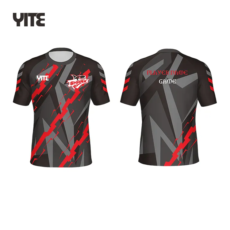 Yite Custom Esport Gaming Jersey Nieuwe Ontwerp Mannen Esports Jersey Team