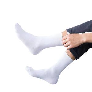 Wholesale <b>Hot</b> Sale Men's Solid Color Cotton Breathable Comfortable Anti-odor Custom Sports <b>Socks</b> High Quality - Product Image 3
