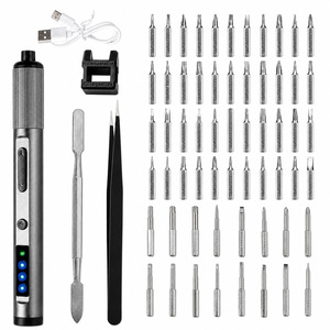 Electric <b>Screwdriver</b> <b>Set</b> With 68 Precision <b>Bits</b> 4mm Chrome Vanadium Steel Multi Purpose Repair Tool For Mobile Phone Computer - Product Image 5