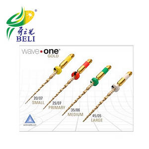 Limes rotatives endodontiques limes endodontiques à haute flexibilité 21mm 25mm 31mm disponibles <span class=keywords><strong>wave</strong></span> one gold - Product Image 6