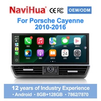 Navihua para Porsche Cayenne 2010-2016, Actualización de Auto, Pantalla Táctil de 12.3'', Reproductor Multimedia Android para Auto, DVD, Carplay, GPS, DSP, Radio