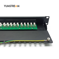 Panneau de brassage vocal 1U 25 ports Cat3 IDC pour câblage téléphonique et audio de télécommunications