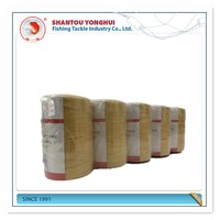 Filet de pêche multifilament en polyéthylène haute ténacité 3 supports corde en PE de ficelle tressée en Nylon torsadé