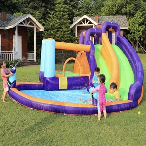 Ensemble gonflable d'extérieur pour enfants, château gonflable, humide ou sec, pour pièces d'eau, piscines de natation, bon marché, vente - Product Image 5