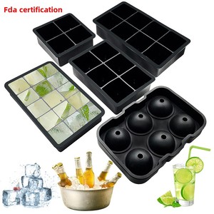 Moule à glaçons en silicone de qualité alimentaire, écologique, fait main, à démoulage facile, avec couvercle, pour glaces et crèmes glacées, compatible lave-vaisselle, pour whisky - Product Image 2