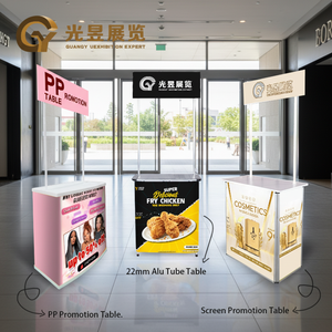 طاولة عرض ترويجية مجانية مخصصة من الألومنيوم، منصات عرض للأسواق وأكشاك البيع - Product Image 3