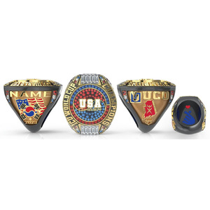2025 personnalisé Football Basketball Sports Usssa Baseball Championship Ring - Product Image 1