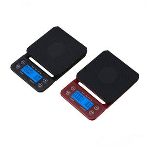 Best Sale Professional Black Color 3kg Hand Coffee <strong>Electronic</strong> Waterproof <strong>Scale</strong> Timing Digital - Product Image 6