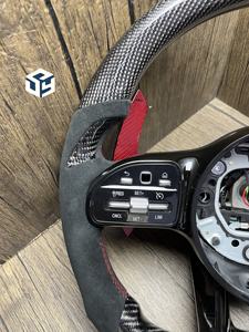 <span class=keywords><strong>Volant</strong></span> en fibre de carbone Dragonfly amélioré, adapté aux Mercedes Benz <span class=keywords><strong>AMG</strong></span> W204 W205 <span class=keywords><strong>A45</strong></span> E400 - Product Image 4