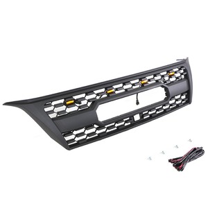 Pièces automobiles 2010-2013, calandre avant ABS avec éclairage, compatible avec GX470 Harrie - Product Image 5