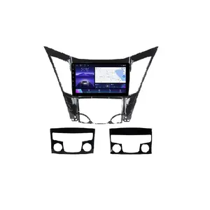 NaviFly TS10 TS18现代圣达菲最新安卓QLED屏幕汽车立体声2006-2012支持360摄像机DVR