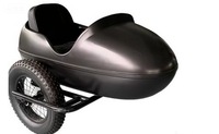 Vélo électrique à pneus larges avec remorque latérale pour chien, cabine indépendante entièrement fermée, détachable, BAOBO