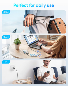 Cable de Carga Rápida Tipo C SUNGUY, Cable de Datos USB C de Silicona para Teléfono Móvil, Uso en Automóvil - Product Image 6