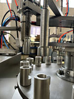 Machine de remplissage et de bouchage de flacons à bille de 10 ml, automatique, à tête unique, haute vitesse, manuelle, pour pâte, seringue d'injection de gel de 5 à 110 ml