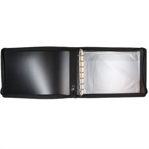 7 Ring Zipper PP Binder For Checkbook