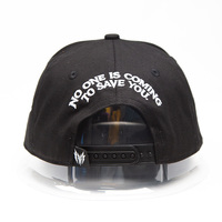 Gorra Snapback Personalizada con Bordado 3D en Relieve, Letras Góticas y Espinas, Gorra Hip Hop de Visera Plana para Hombre, Moda Urbana