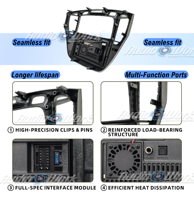 Marco para Reproductor de DVD de Coche CHERY, Kit de Panel para Monitor de Coche, Marco para Reproductor Multimedia de Coche, Marco para Android Auto, Marco para Radio de Coche