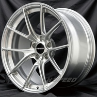 عجلات سيارات فضية مقاس 17 18 19 20 21 22 بوصة 5x120 5x114.3 5x112 مصنوعة بالحدادة لسيارات BMW M4 M5 F30 ألفا روميو تسلا سوبارو
