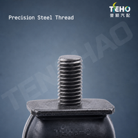 Kit d'isolation anti-vibrations TENGHAO pour moteur de moto et tricycle, support en caoutchouc robuste, coussin de protection pour fondation de moteur