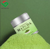 Boîtes de matcha en gros 30g, marque privée, poudre de thé vert matcha instantané de qualité cérémoniale, boîte de matcha 30g