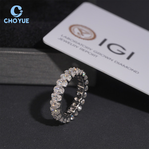 D Color VVS Moissanite Diamond Buss Down GRA Certificated Hip Hop Iced Out Fine Jewelry Sterling Silver 925 <b>Ring</b> <b>for</b> <b>Men</b> - Product Image 5
