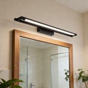 Miroir mural LED de style européen moderne, éclairage décoratif mural pour hôtel, villa, maison, salle de bain, toilettes - Product Image 3