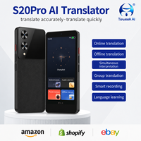 Dispositivo Traductor de Voz S20 Pro al por Mayor, 148 Idiomas, DeepSeek ChatGPT, 27 Idiomas Sin Conexión, Precio de Fábrica, Logotipo Personalizado, Último Modelo
