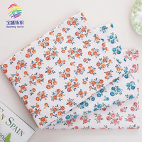 Linge de lit 100% coton pour enfants Tissu ajusté doux et respirant Textile imprimé floral pour draps de lit de bébé et literie de maison pour enfants