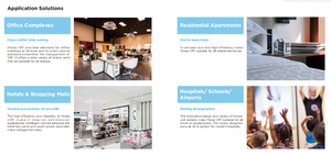 เครื่องปรับอากาศแบบแยกส่วนหลายจุดยี่ห้อ Midea เทคโนโลยีอินเวอร์เตอร์แบบ Full DC 54 แรงม้า 152 กิโลวัตต์ ระบบทำความเย็นอย่างเดียว มอเตอร์พัดลมแบบ DC สำหรับสนามบิน - Product Image 4