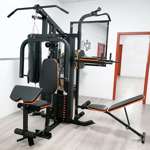 Appareil de musculation multifonctionnel pour la maison, 3 stations d'entraînement - Product Image 3