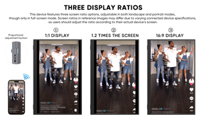 Bán buôn 15.6 inch 1080P WIFI không dây IPS LCD màn hình chơi game Màn hình kép xách tay HDR tính năng cho máy tính xách tay điện thoại Tường Gắn - Product Image 3