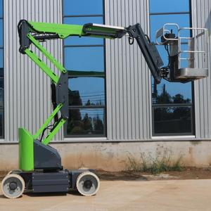 Llegada de <span class=keywords><strong>China</strong></span> VIFT, elevador de pluma articulado eléctrico ligero, altura de trabajo de 18m, Control de velocidad inteligente, neumáticos sólidos que no dejan marcas - Product Image 4