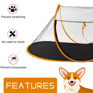 Tenda portatile moderna per animali domestici per gatti e piccoli animali pieghevole borsa per interni box esercizio recinzione all'aperto - Product Image 2