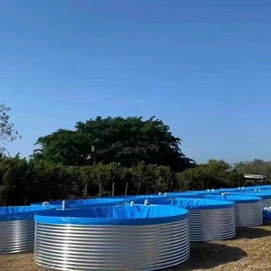 Tanque de agua corrugado prefabricado de acero galvanizado Capacidad de 100 <span class=keywords><strong>m3</strong></span> para silos de almacenamiento de riego agrícola Tipo de producto - Product Image 3