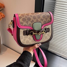 Bolso Bandolera Retro de PU para <span class=keywords><strong>Mujer</strong></span>, con Correa Ancha para el Hombro, Cierre Magnético, Diseño Elegante y Portátil - Product Image 3