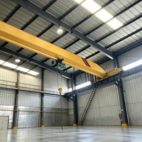 Grue à poutre simple électrique sans fil certifiée CE de 9 tonnes pour la manutention de produits semi-finis forgés