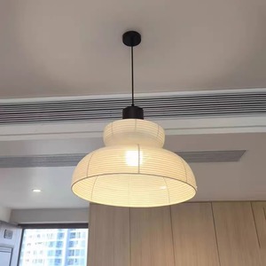 Japanese Style Pendant <b>Light</b> Round E27 LED Black Body Eye Caring For Dining Room Living Room Tea Room - Product Image 2